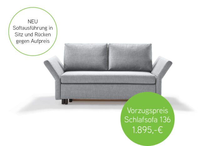 % Aktionsmodell Paula Schlafsofa von Signet