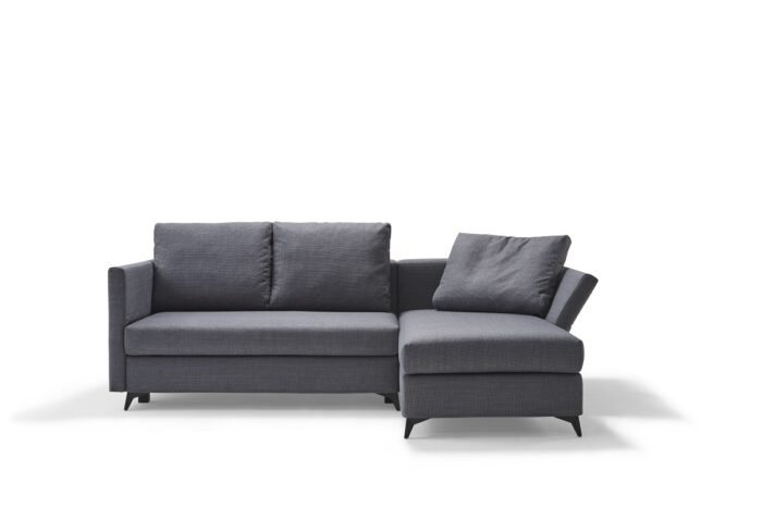 % Angebot Good Life Schlafsofa + Chaiselongue 136er von Signet Farbe Imola safran / Sofort lieferbar