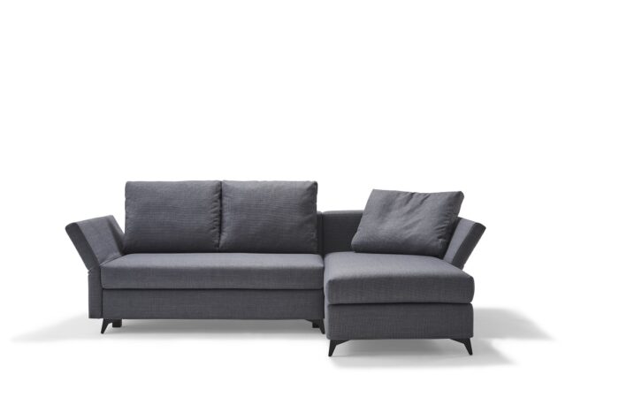 % Angebot Good Life Schlafsofa + Chaiselongue 136er von Signet Farbe Imola safran / Sofort lieferbar – Bild 2